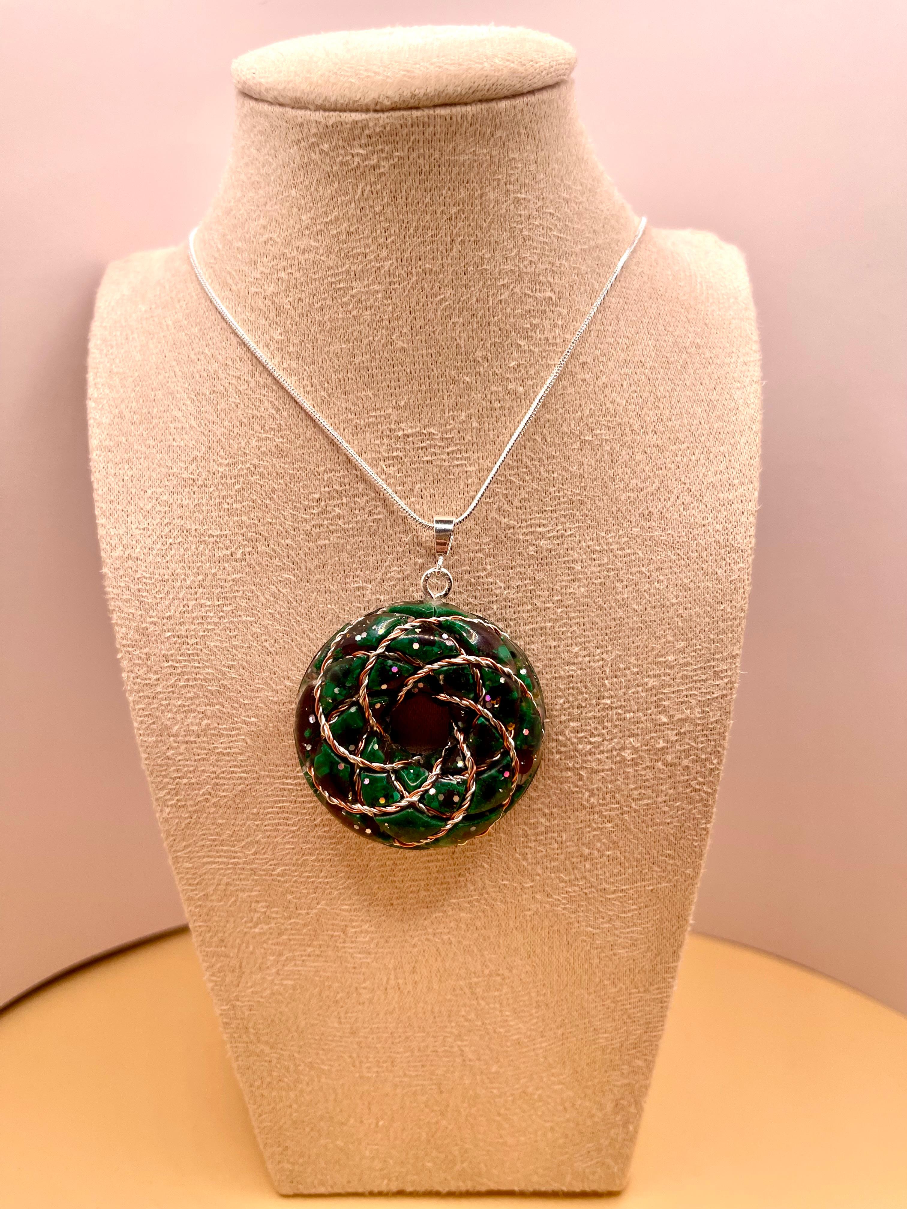 Pandantiv Toroidal „Inima Phoenixului” – Regenerare, Transformare Profundă & Putere Vitală